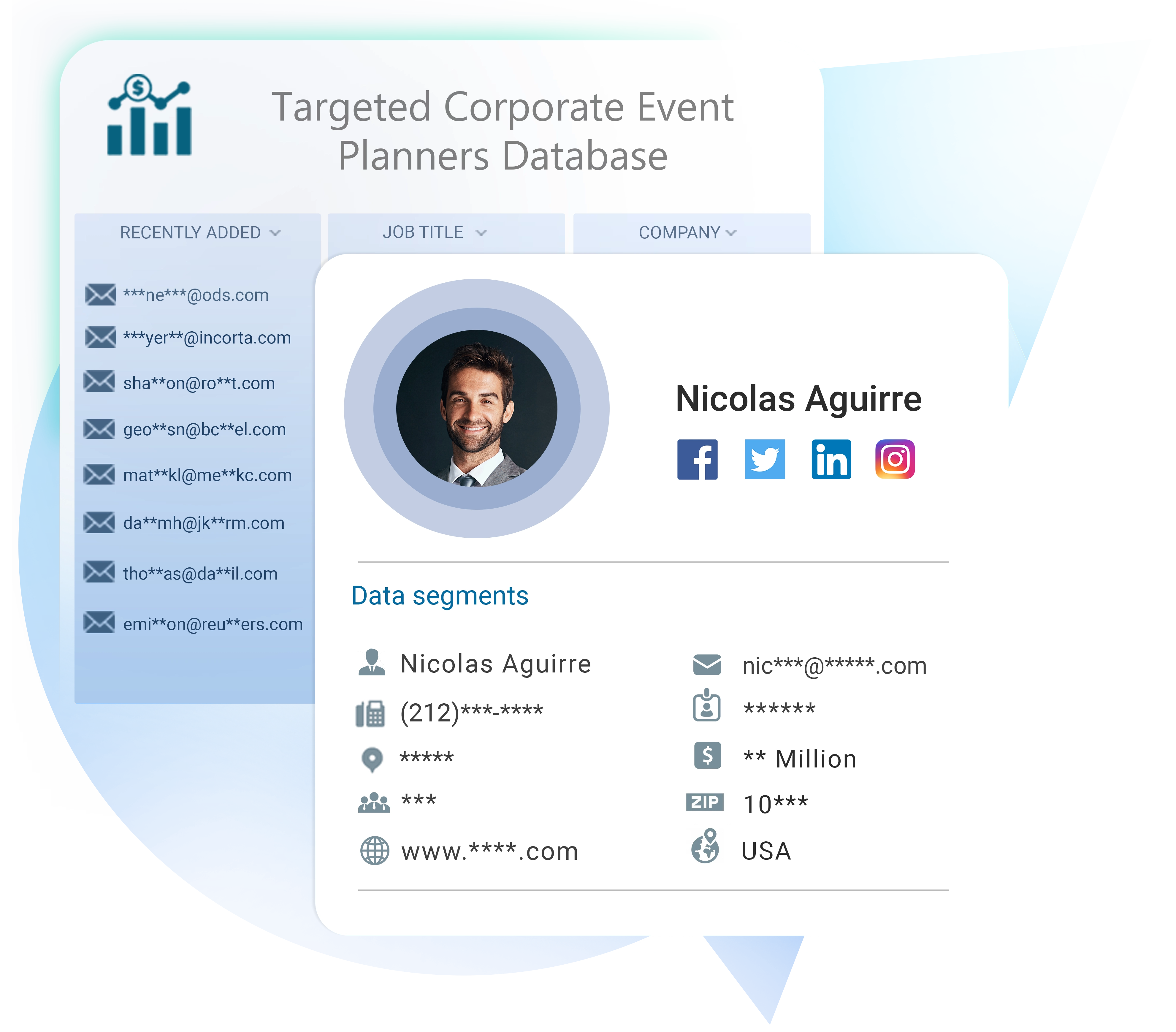 Corporate Event Planners Database