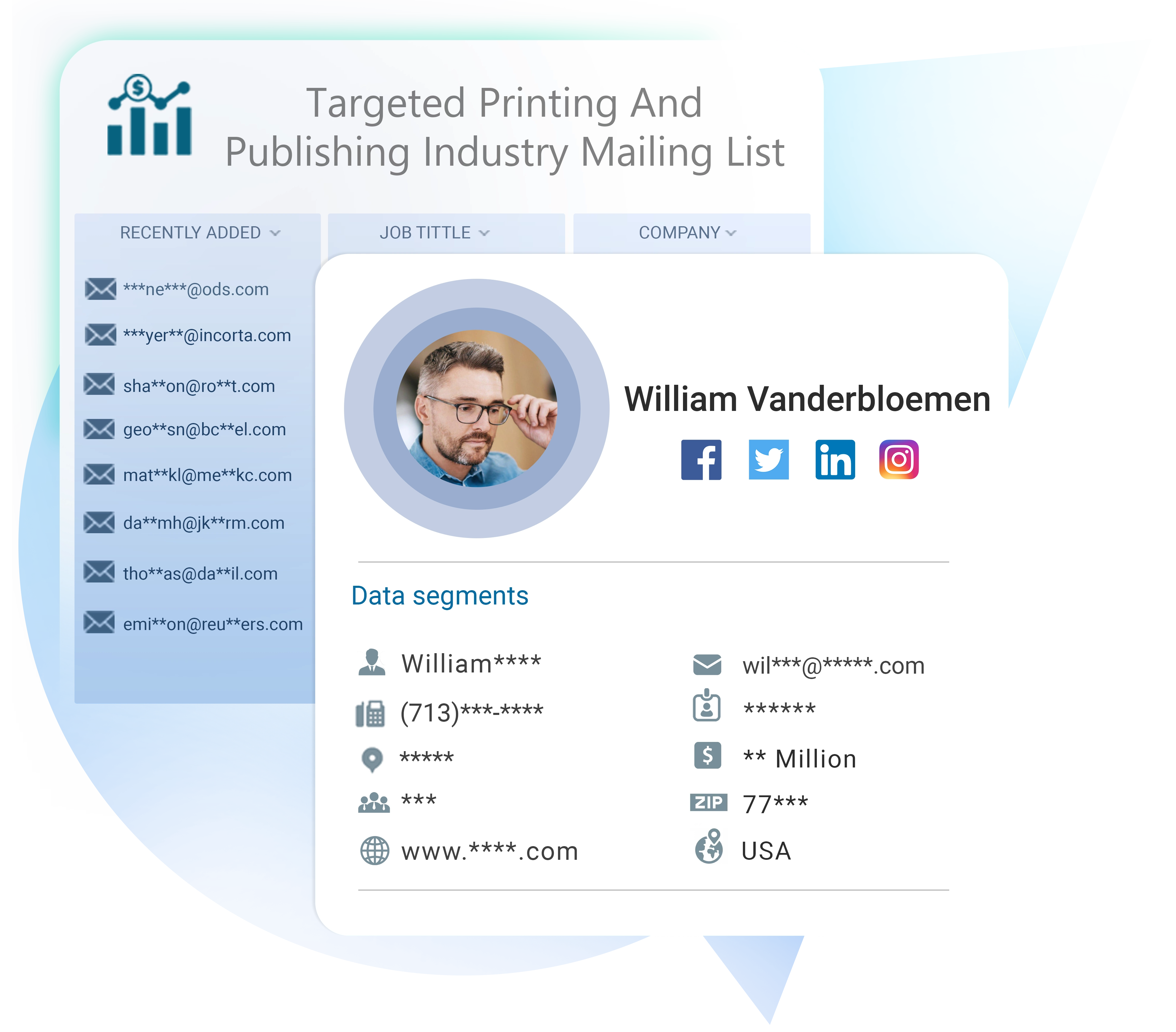 printing publishing industry executives list