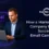How a Market Research Company Executed Successful Email Campaigns?