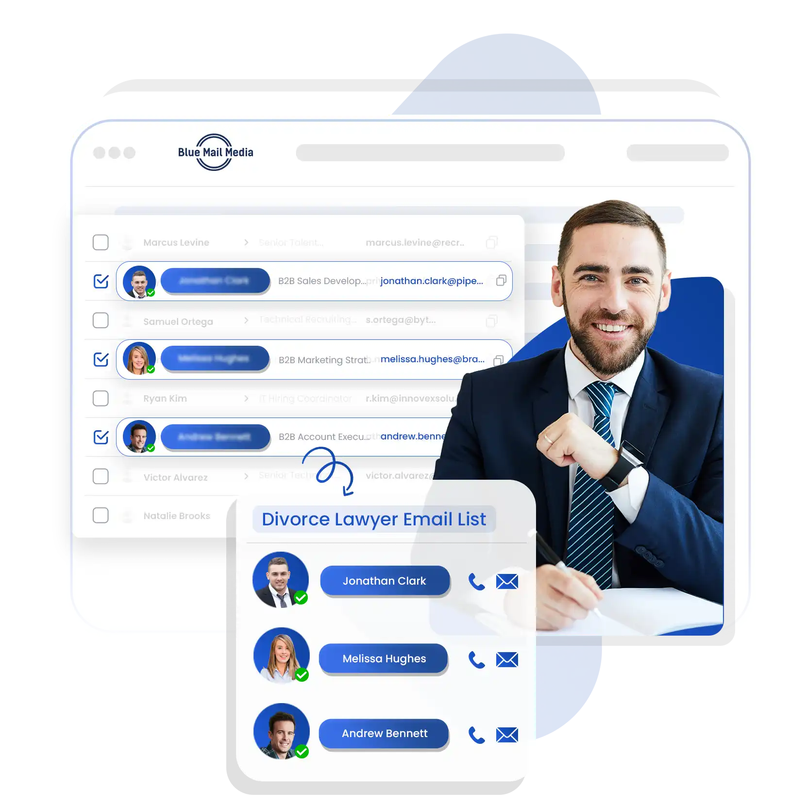 Divorce Lawyers Email List