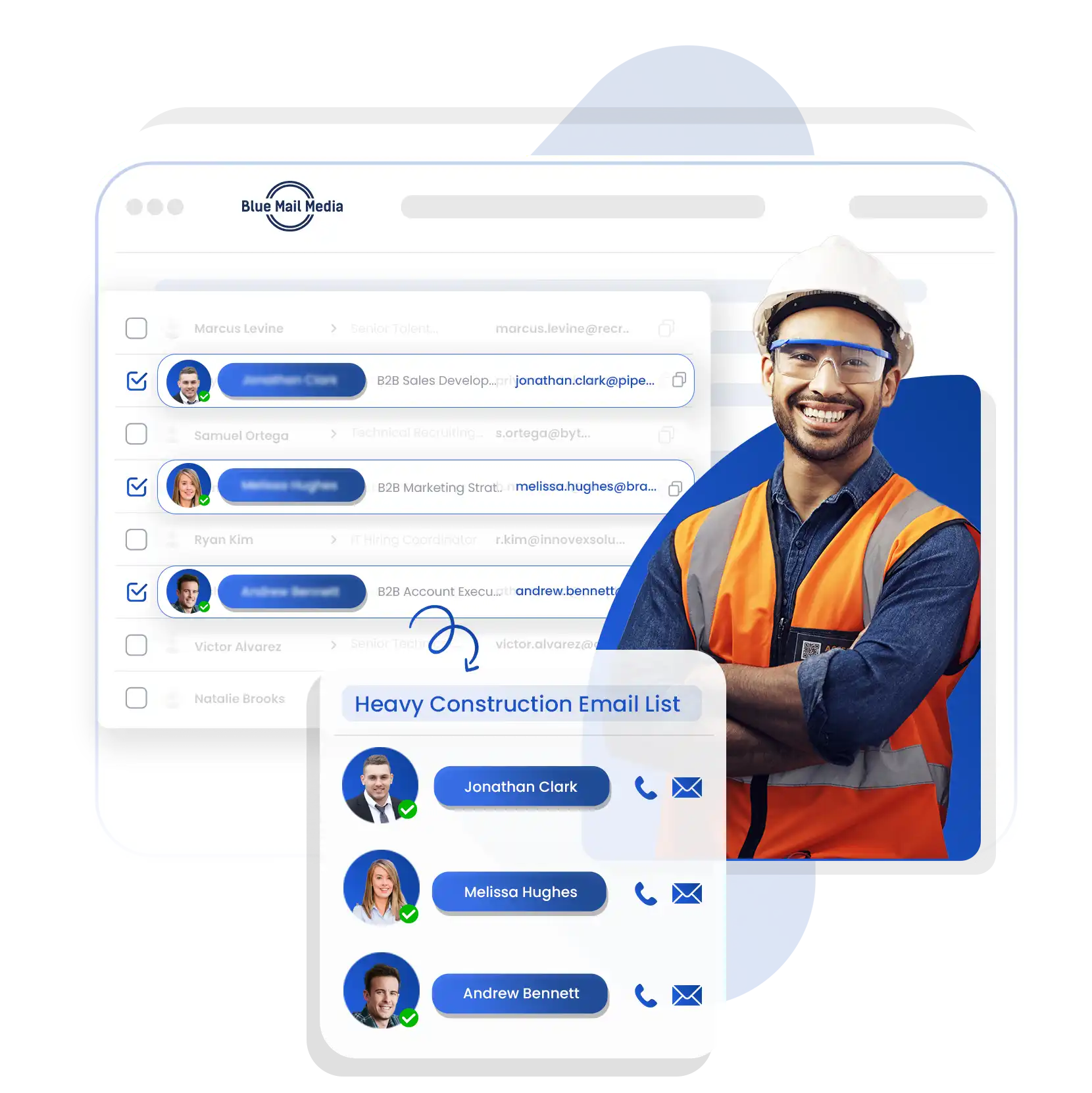 Heavy Construction email list