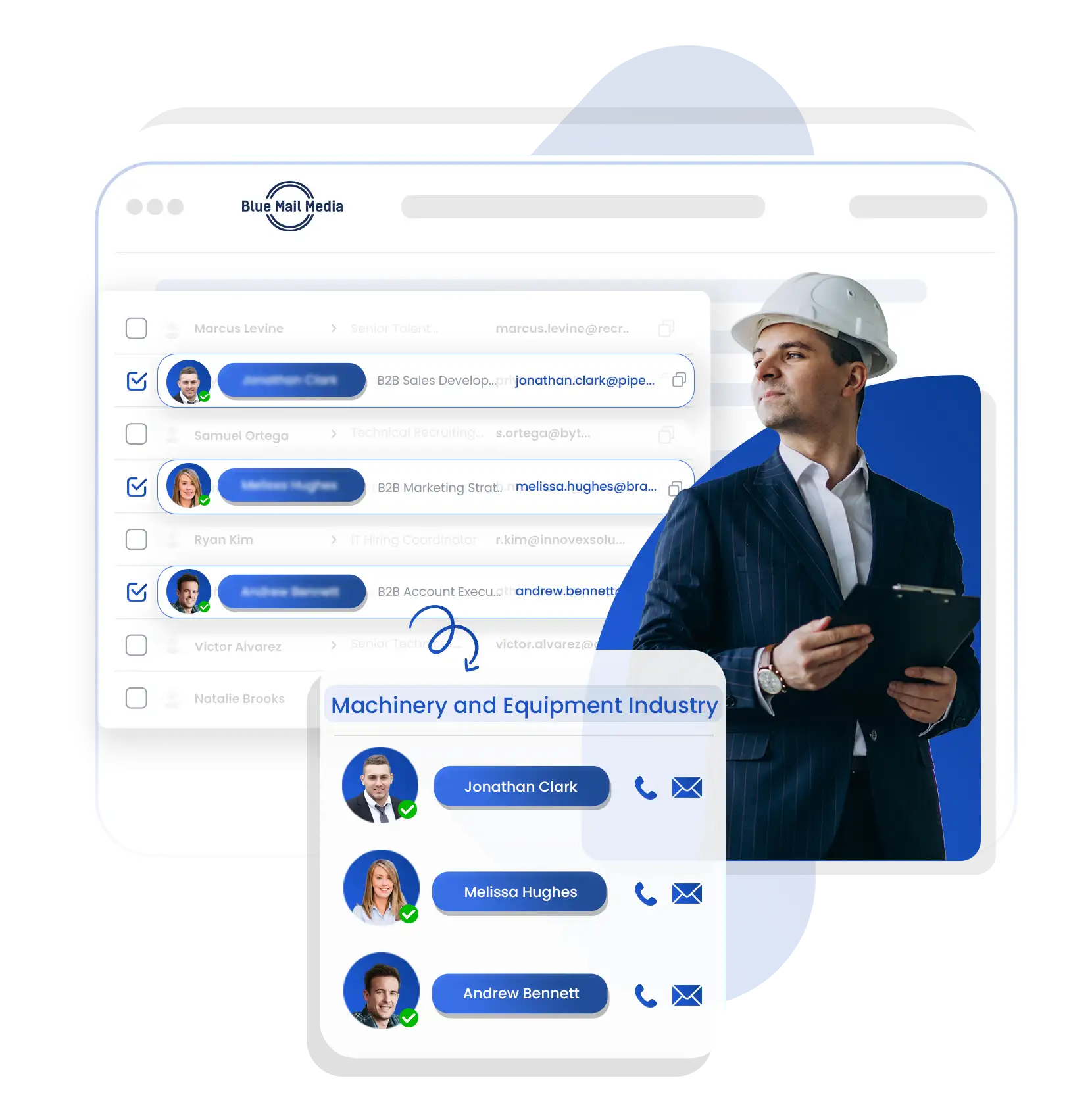 Machinery and Equipment Industry Email List