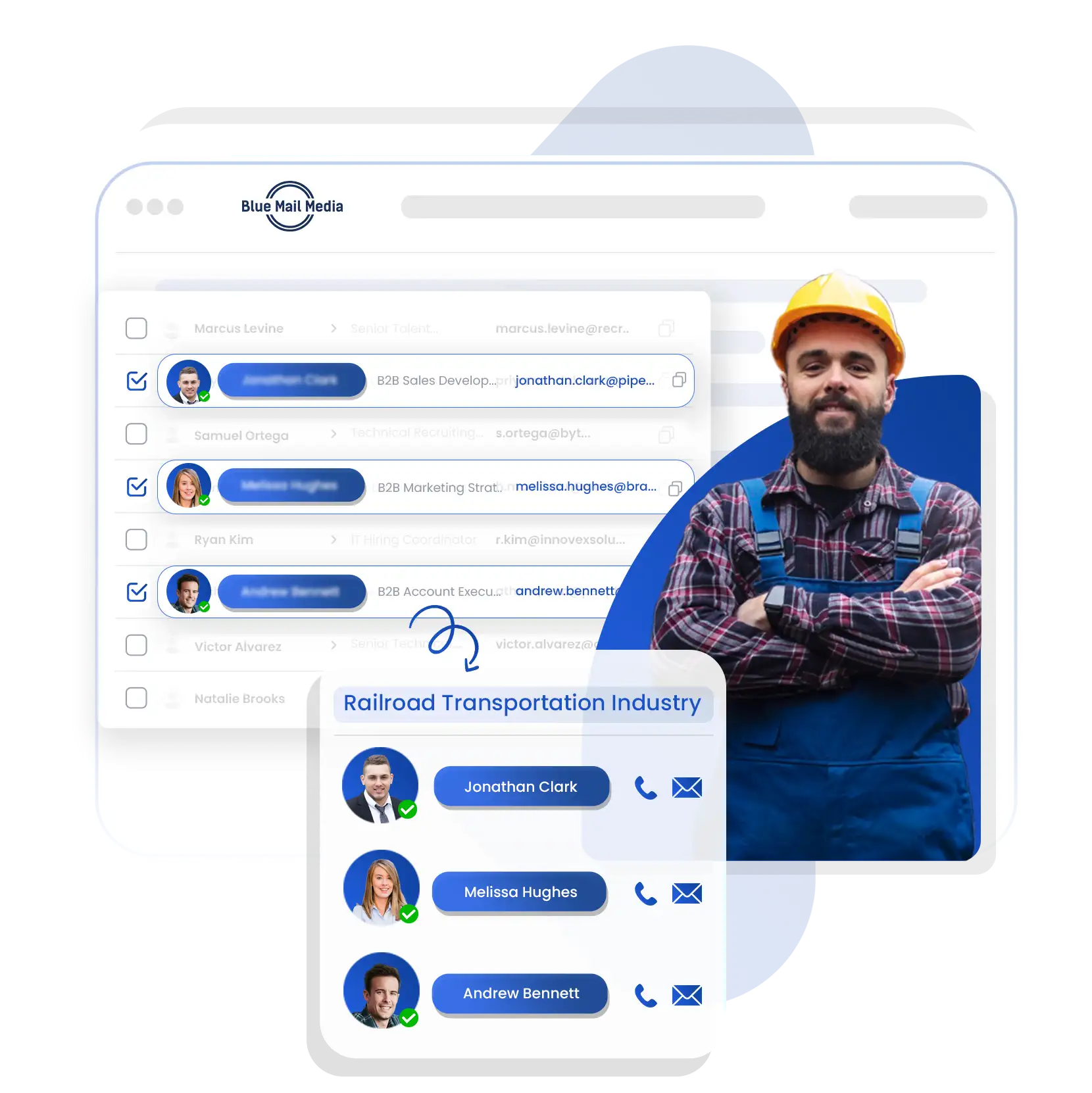 Railroad Transportation Industry Email List