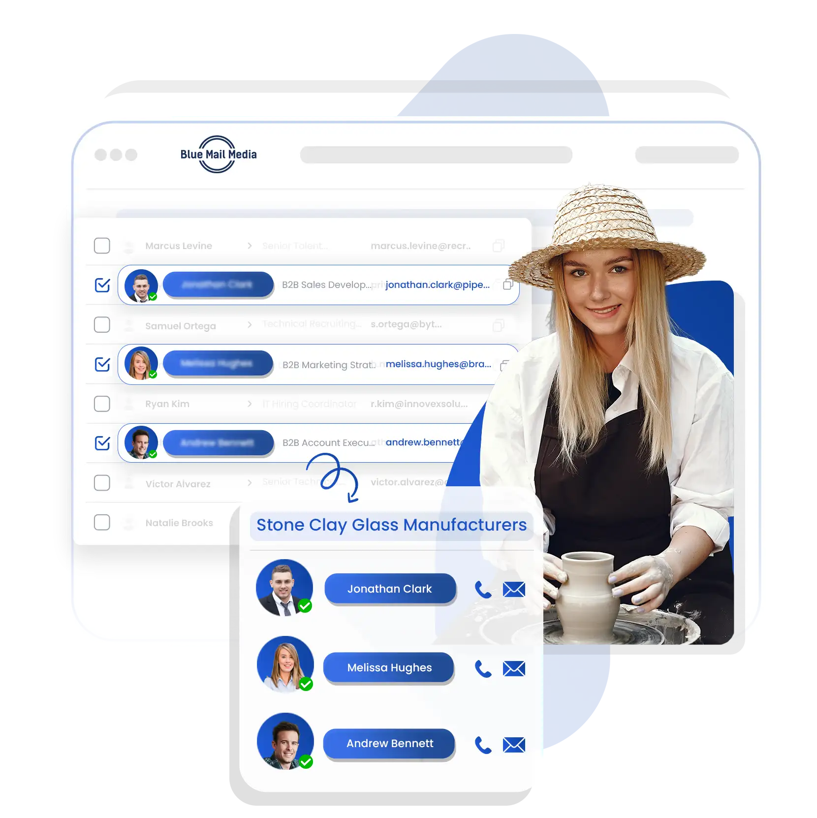 Stone Clay Glass Manufacturers Email List